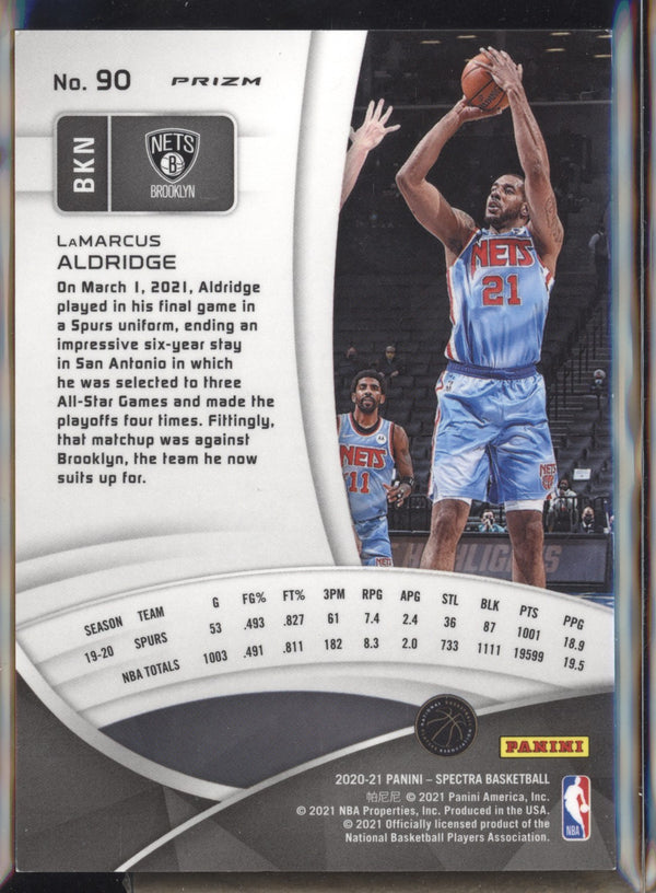 LaMarcus Aldridge 2020-21 Panini Spectra 90 Asia Green