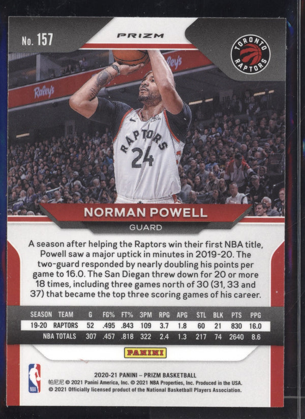 Norman Powell 2020/23 Panini Prizm Red Wave