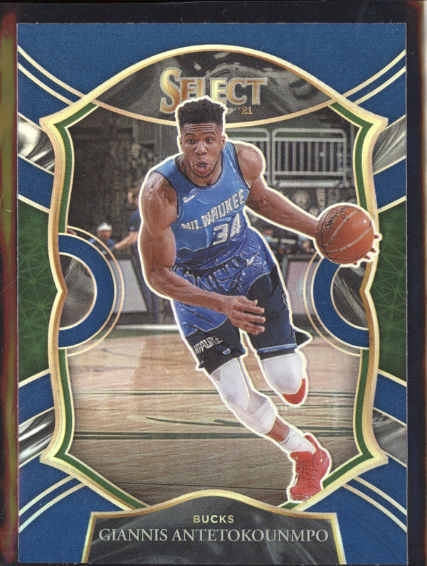 Giannis Antetokounmpo 2020-21 Panini Select 54 Concourse Blue Retail