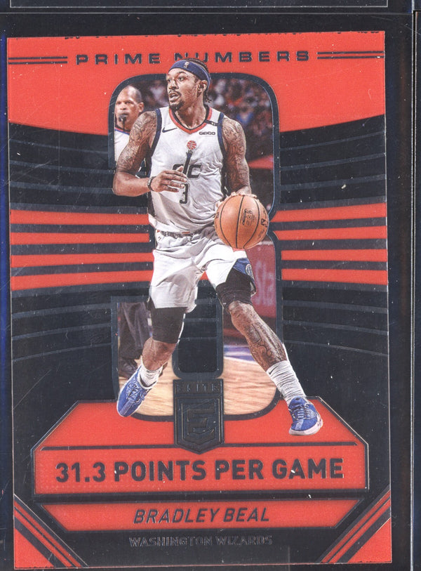 Bradley Beal 2021-22 Panini Donruss Elite Prime Numbers