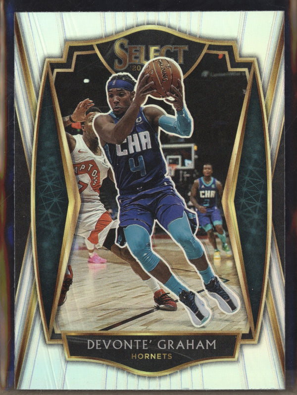 Devonte' Graham 2020-21 Panini Select 102 Premier Level Silver