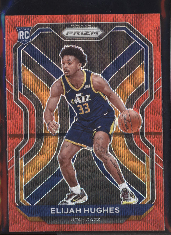 Elijah Hughes 2020/21 Panini Prizm Red Wave RC