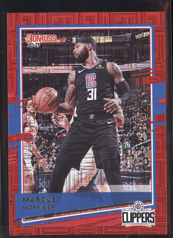 Marcus Morris Sr 2020/21 Panini Donruss Choice Red  10/99