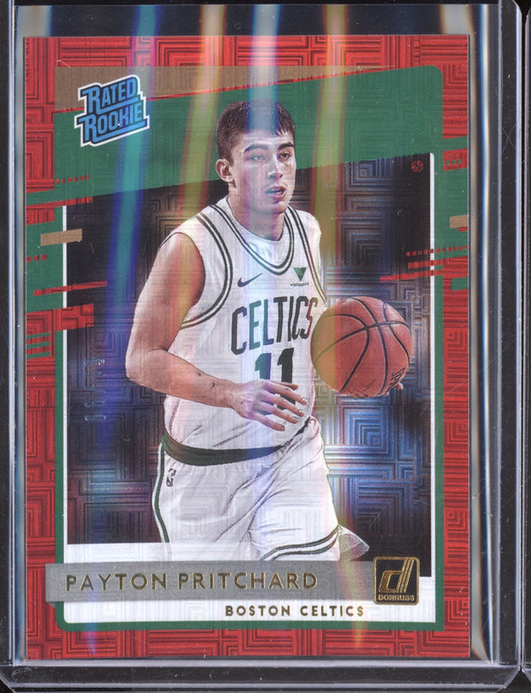 Payton Pritchard 2020/21 Panini Donruss Choice Red RC 61/99