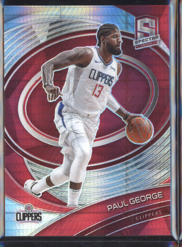 Paul George 2020-21 Panini Spectra 72 Asia Red