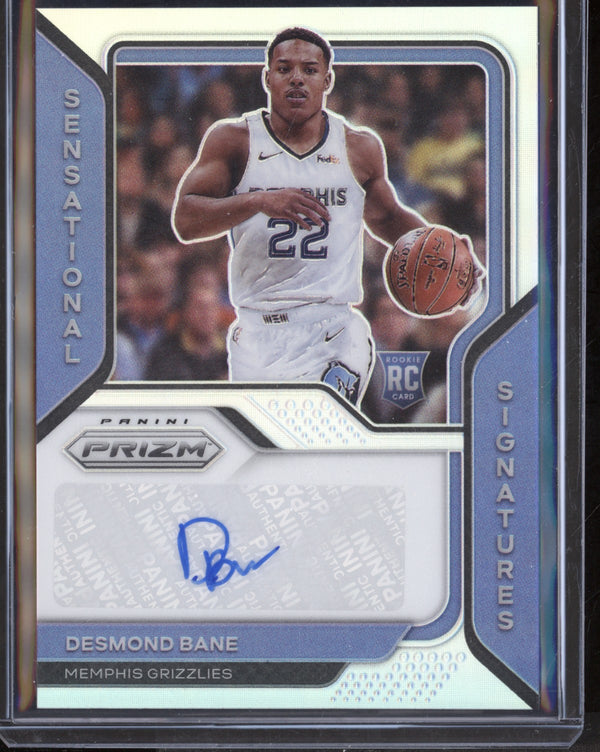 Desmond Bane 2020-21 Panini Prizm Sensational Signatures Silver RC