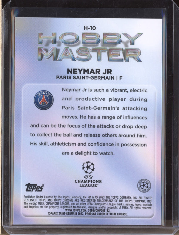 Neymar Jr 2022-23 Topps Chrome UEFA Club H-10 Hobby Master