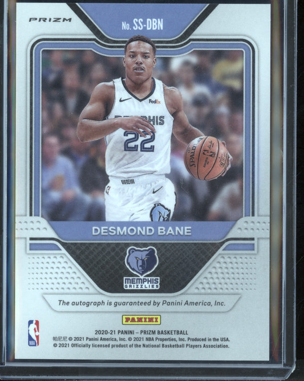 Desmond Bane 2020-21 Panini Prizm Sensational Signatures Silver RC