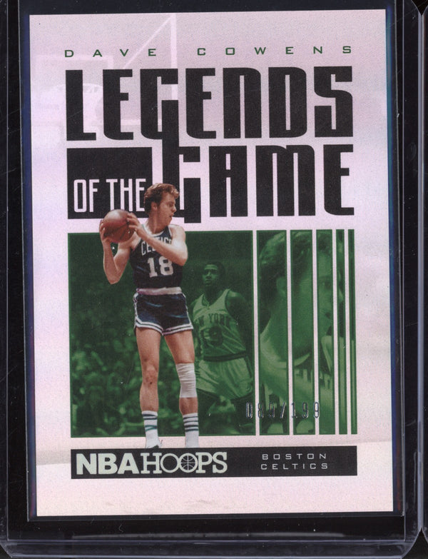 Dave Cowens 2020-21 Panini Hoops Legends of the Game 89/199