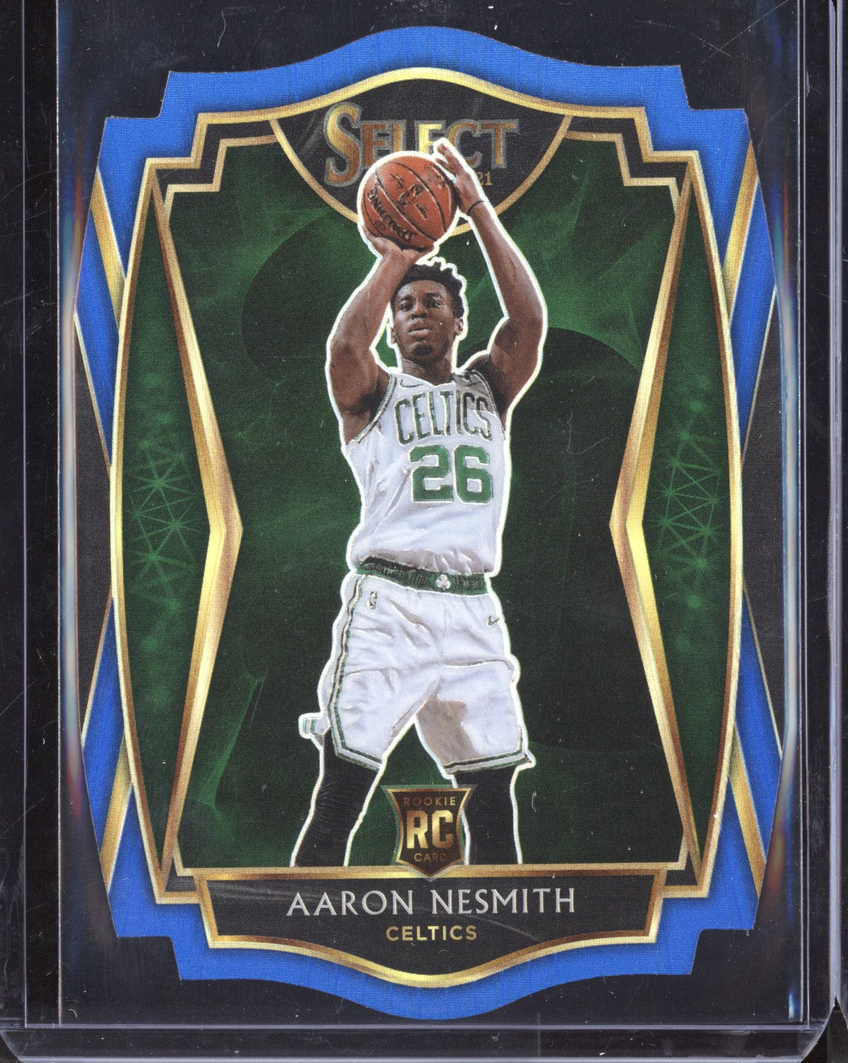 Aaron Nesmith 2020/21 Panini Select Premier Level Blue RC 210/249