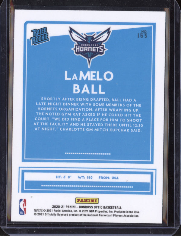 LaMelo Ball 2020-21 Panini Optic RC