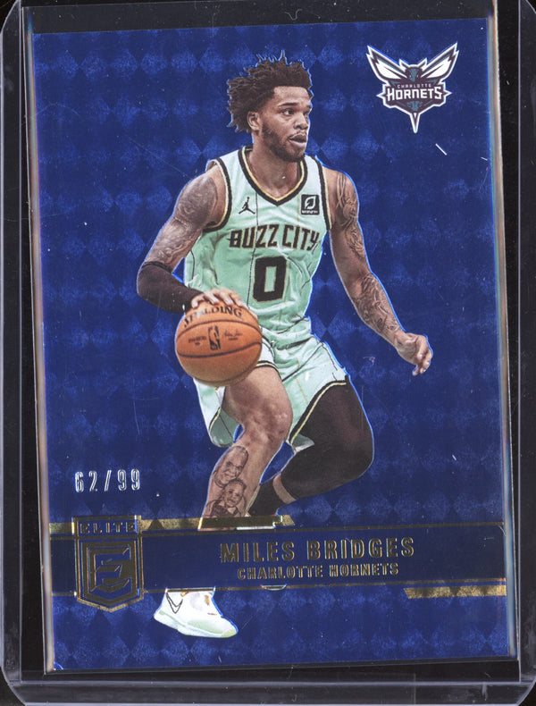 Miles Bridges 2021/22 Panini Elite Blue 62/99