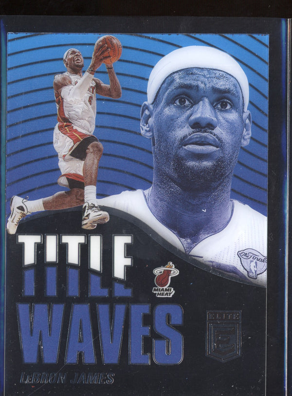 LeBron James 2021-22 Panini Donruss Elite Title Waves