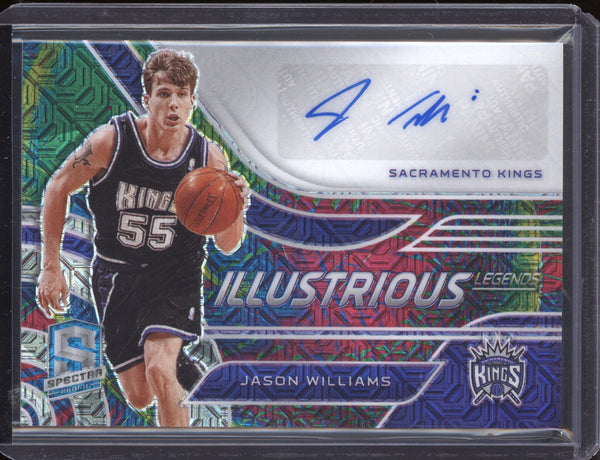 Jason Williams 2020-21 Panini Spectra Illustrious Legends Auto Meta 6/15