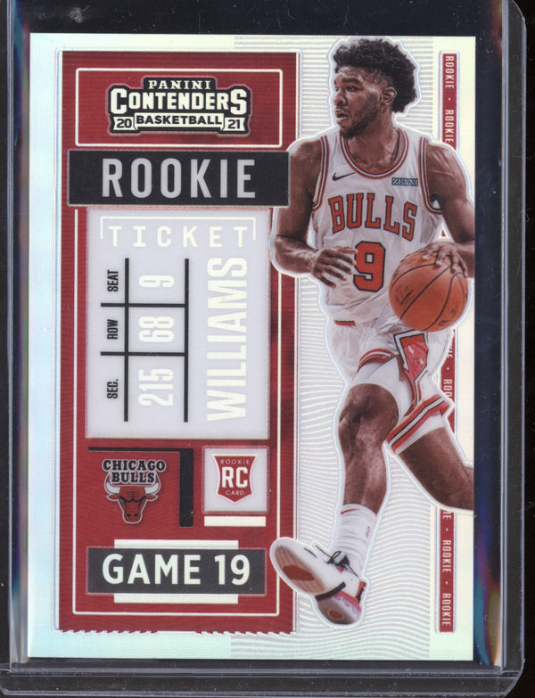 Patrick Williams 2020-21 Panini Contenders Rookie Ticket Silver Variation RC