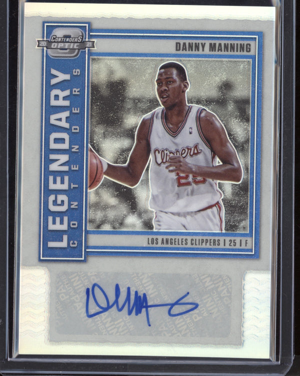 Danny Manning 2020-21 Panini Contenders Optic Legendary Contenders Auto