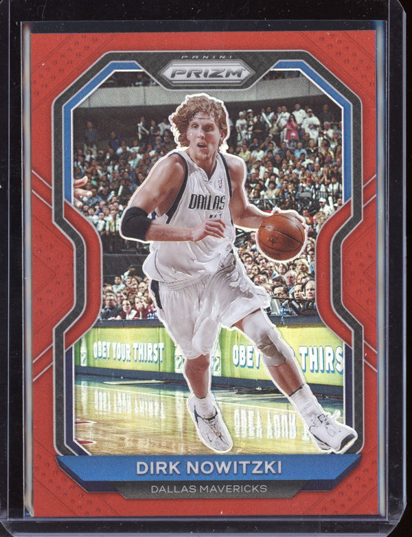 Dirk Nowitzki 2020 Panini Prizm Basketball Red Prizm 200/299