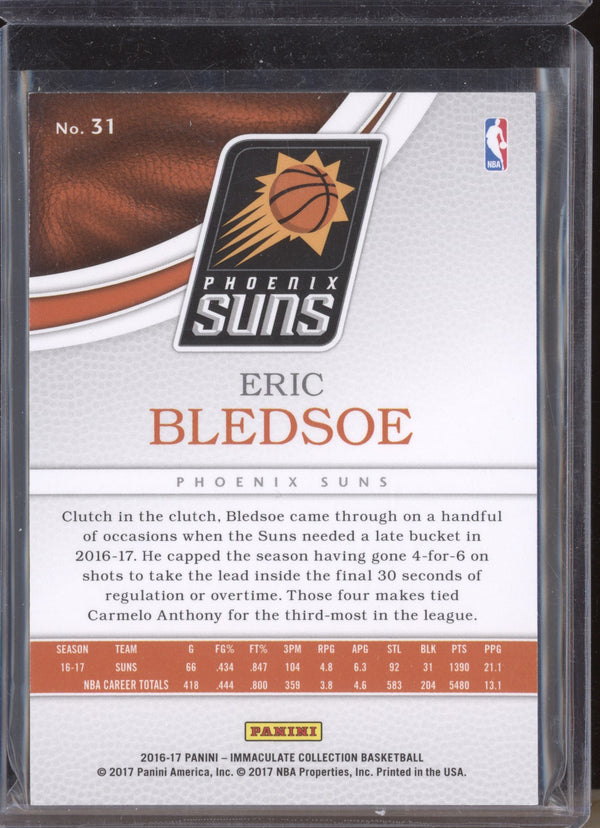 Eric Bledsoe 2016-17 Panini Immaculate 31 16/99