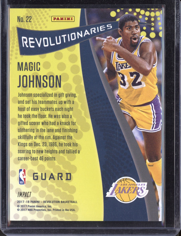 Magic Johnson 2017/18 Panini Revolution Revolutionaries Impact