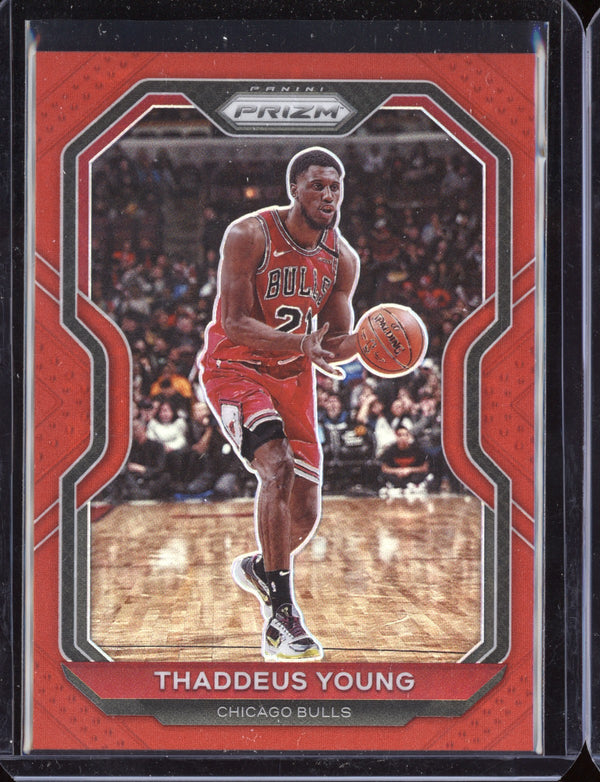 Thaddeus Young 2020 Panini Prizm Basketball Red Prizm 109/299