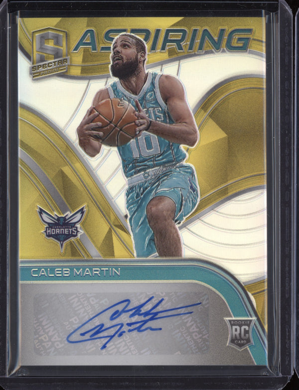 Caleb Martin 2020-21 Panini Spectra Aspiring Auto Gold RC 7/10