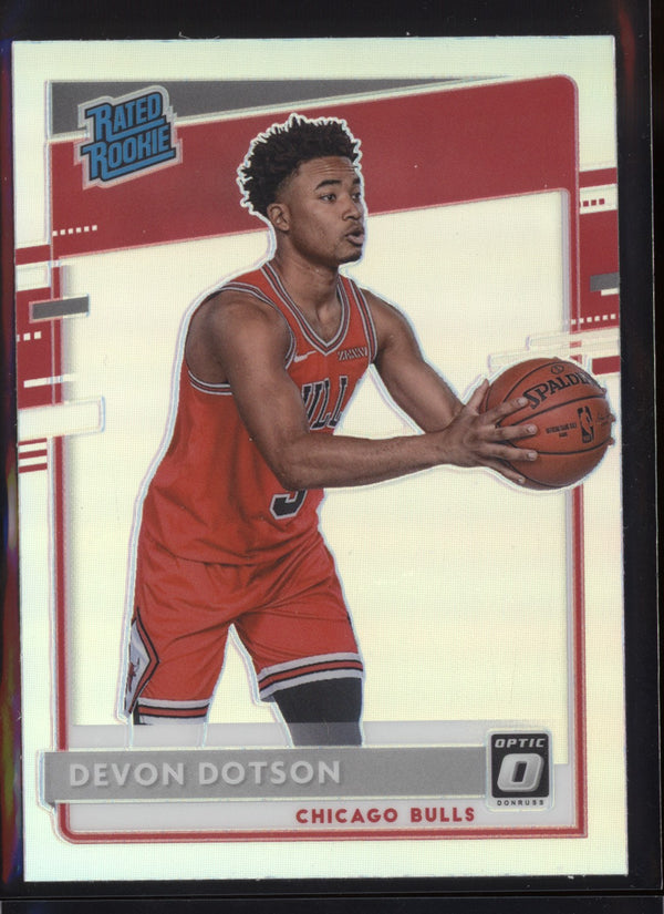 Devon Dotson 2020/21 Panini Optic Holo RC