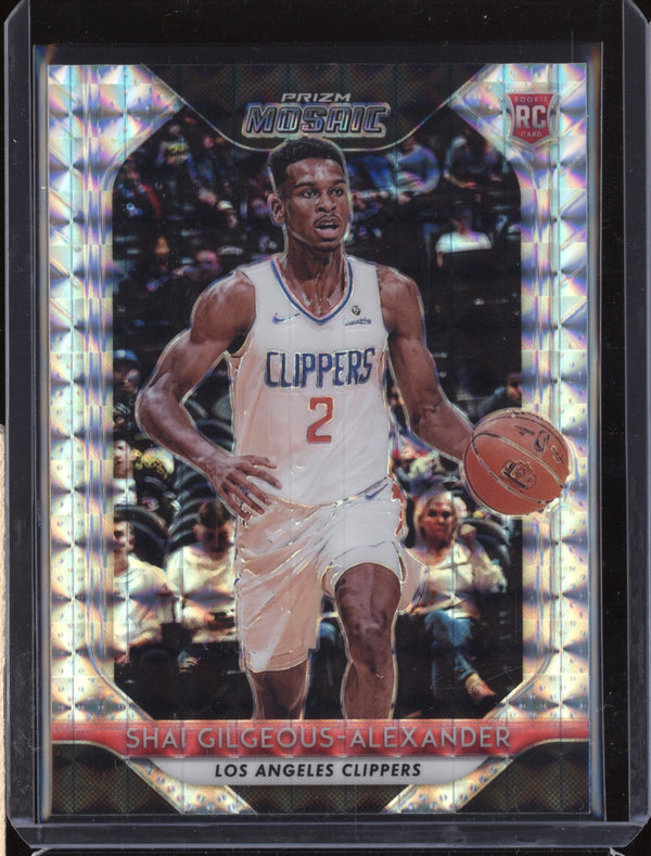 Shai Gilgeous-Alexander 2018/19 Panini Prizm Mosaic 89 RC