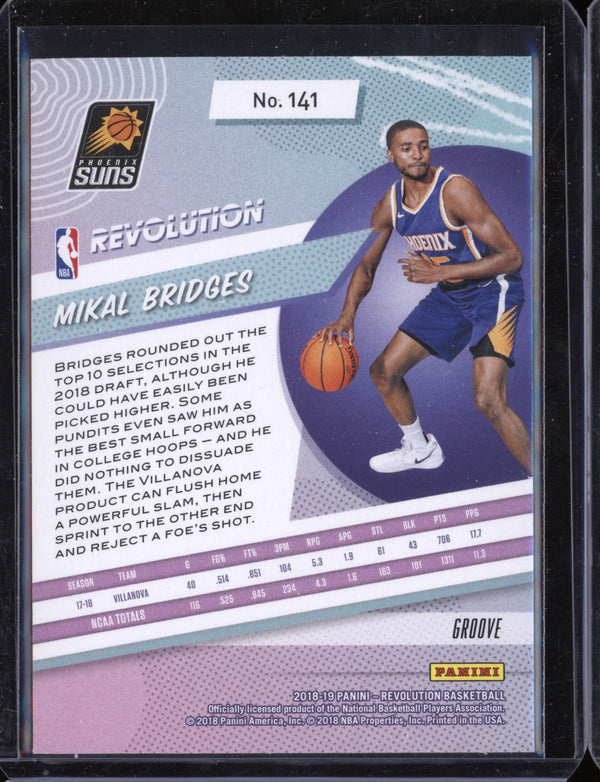 Mikal Bridges 2018/19 Panini Revolution Groove RC