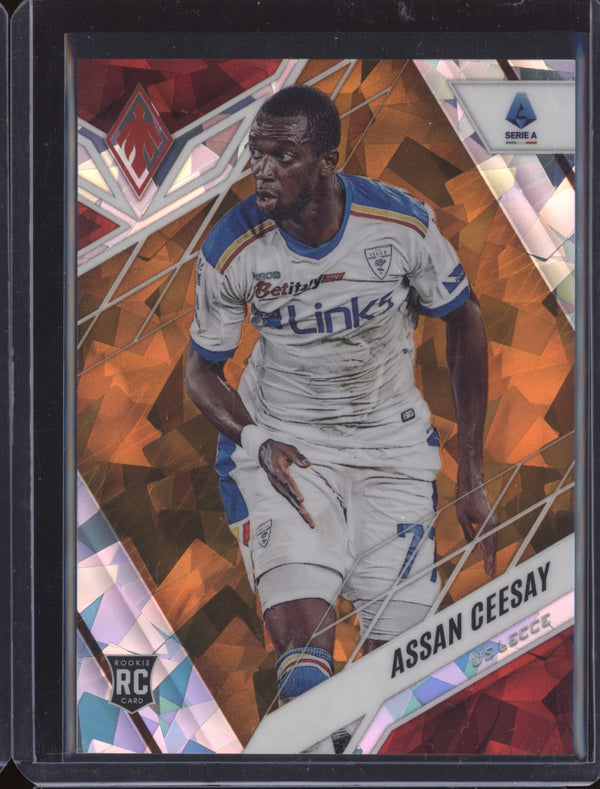 Assan Ceesay 2022-23 Panini Chronicles Soccer Phoenix Orange Cracked Ice 3/23