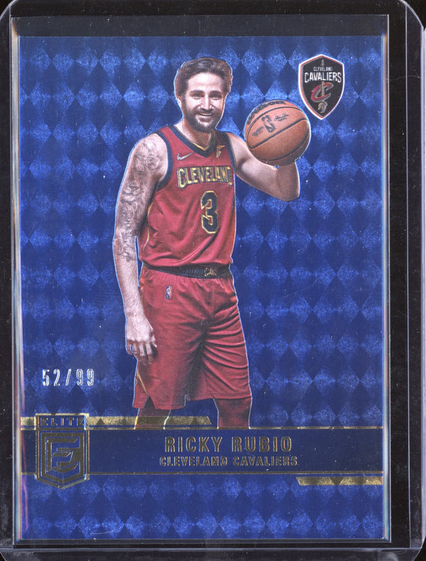 Ricky Rubio  2021/22 Panini Elite Blue 52/99