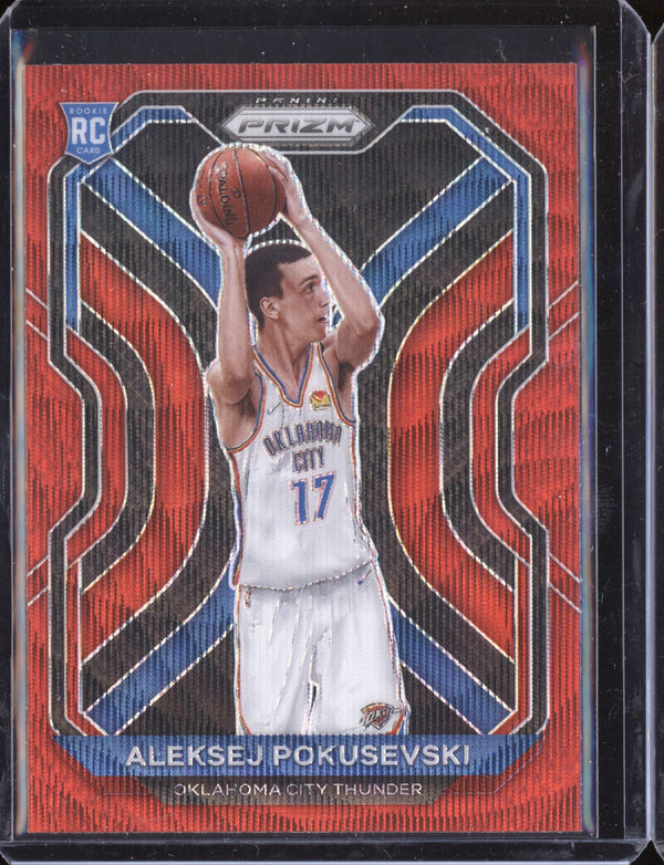 Aleksej Pokusevski 2020/21 Panini Prizm Red Wave RC