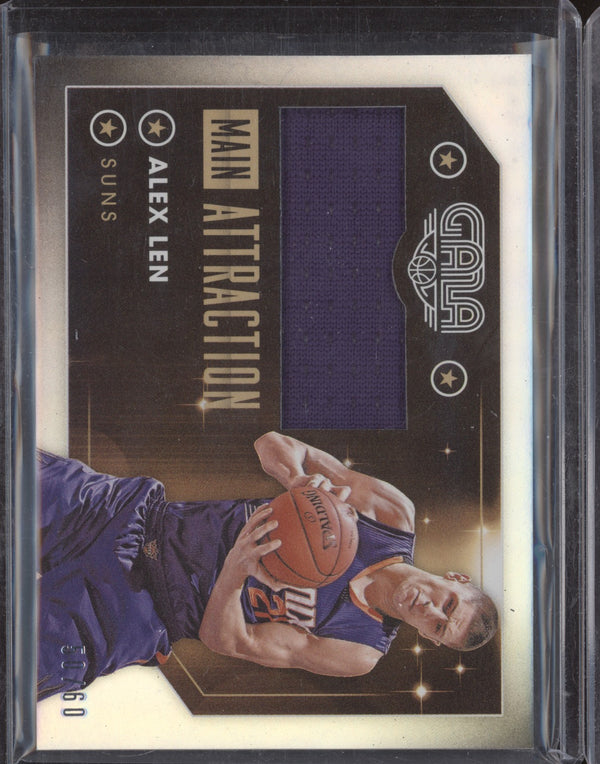 Alex Len 2015-16 Panini Gala 8 Main Attraction Jersey 50/60