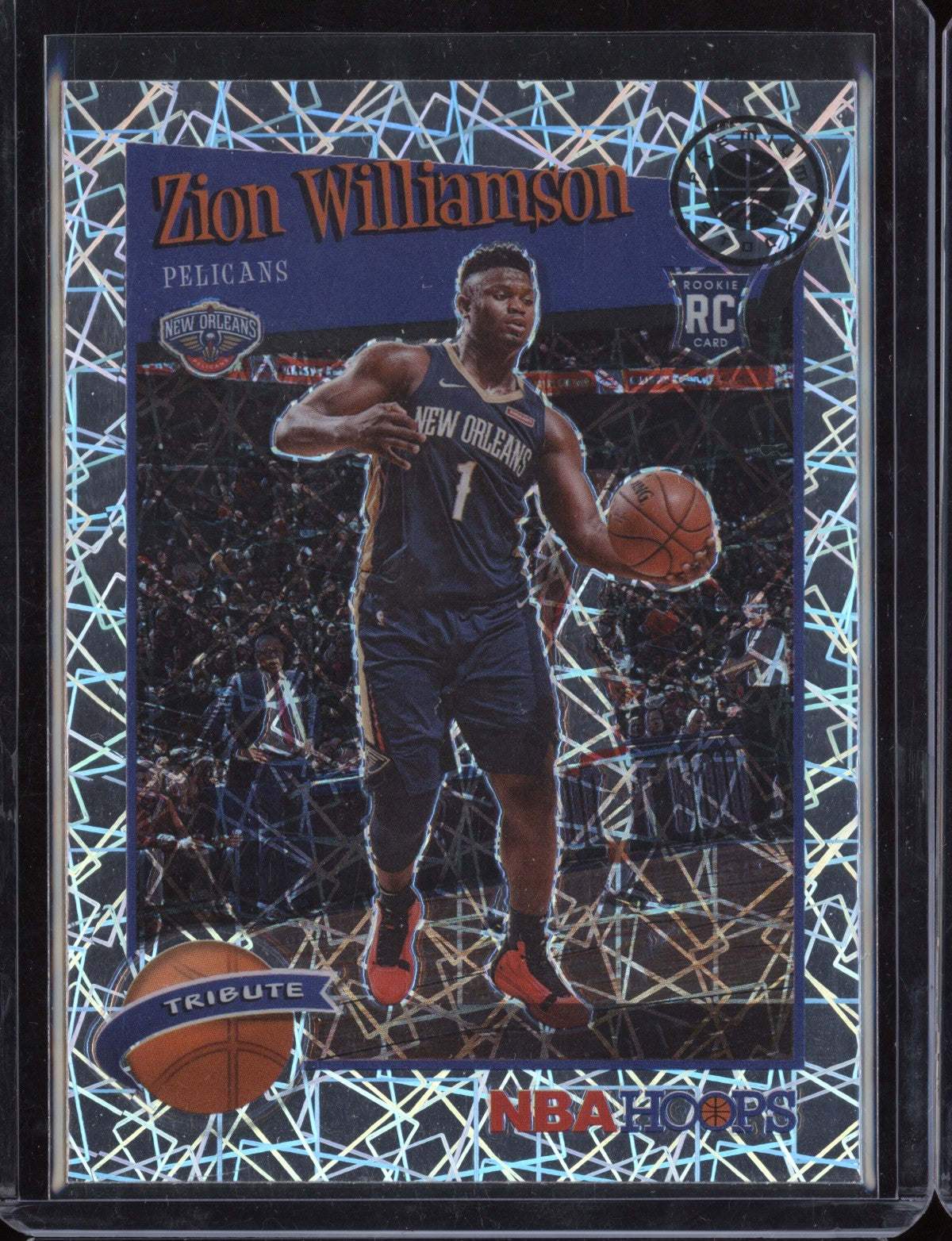 Zion Williamson 2019-20 Panini Hoops Premium Laser RC