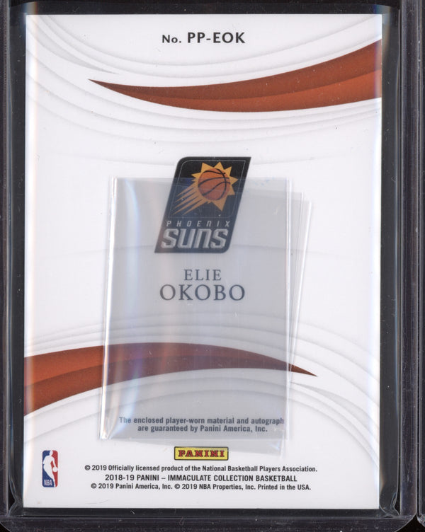 Elie Okobo 2018/19 Panini Immaculate Premium Patch Auto RC 27/50