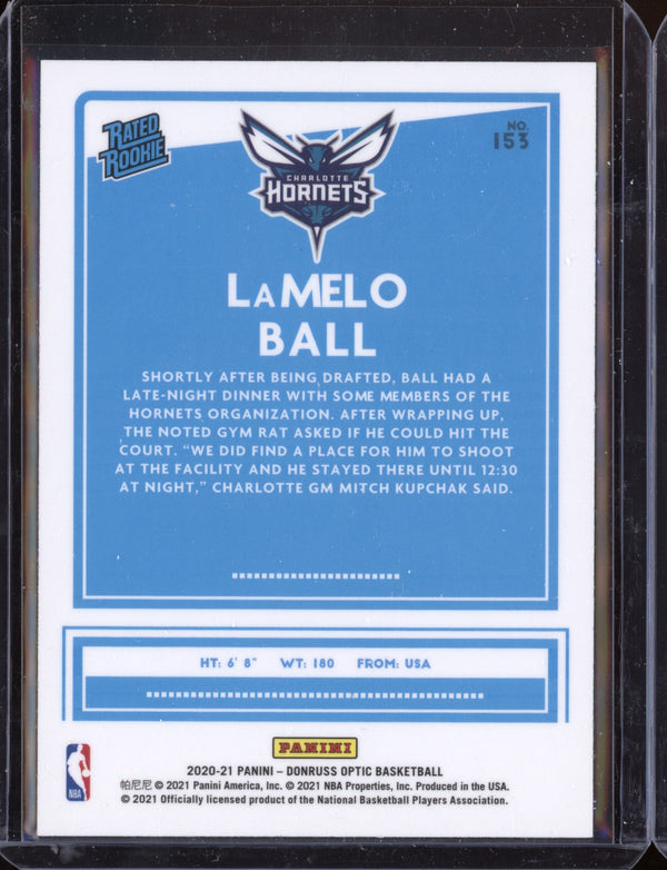 LaMelo Ball 2020-21 Panini Optic Base RC