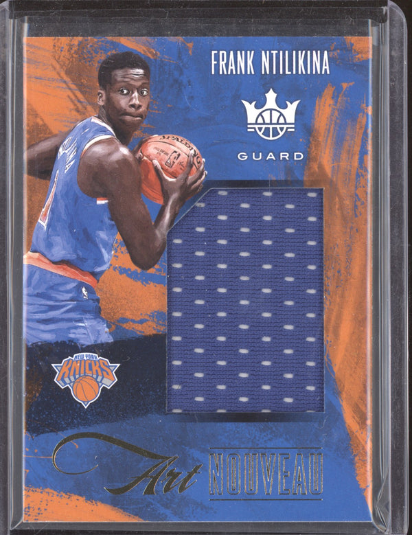 Frank Ntilikina 2017-18 Panini Court Kings ANJ-FN Art Nouveau Jersey 99/99