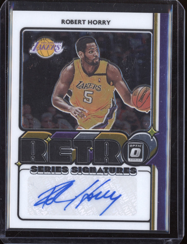 Robert Horry 2020-21 Panini Donruss Optic Retro Series Signatures 23/99