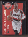 Damian Lillard 2014-15 Panini Totally Certified Platinum Red Die Cut Var 89/135