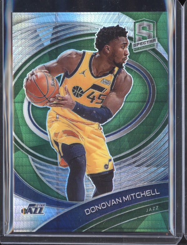 Donovan Mitchell 2020/21 Panini Spectra Green Tmall Variation