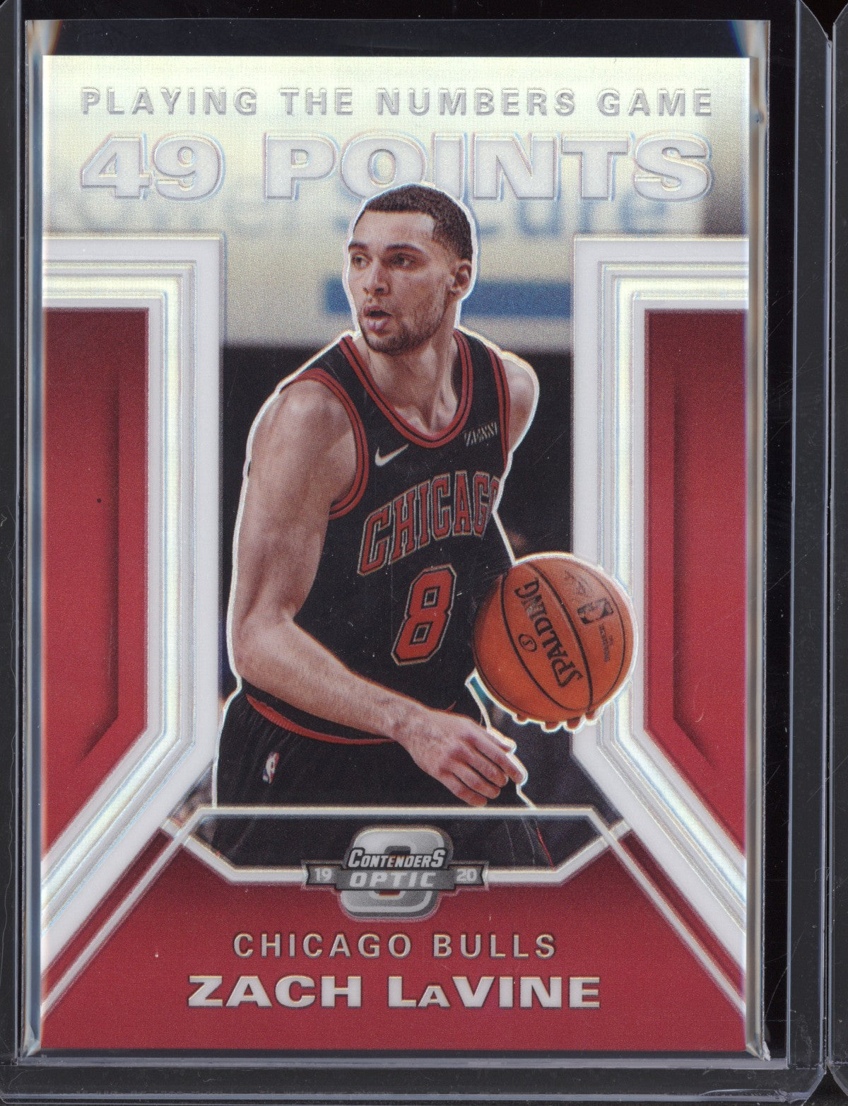 Zach LaVine 2019-20 Panini Contenders Optic Playing the Numbers Game