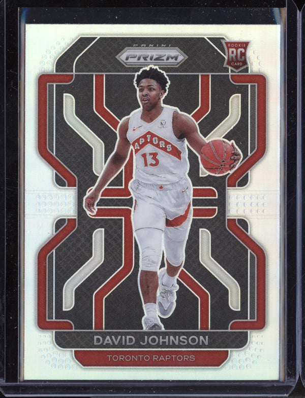 David Johnson 2021-22 Panini Prizm Silver RC