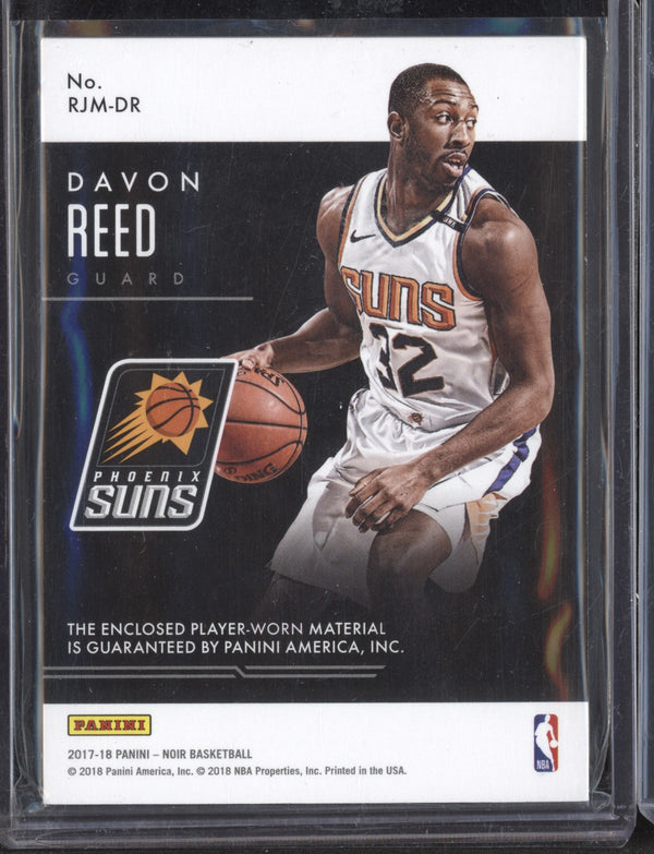 Davon Reed 2017-18 Panini Noir Rookie Jumbo Materials RC  66/99