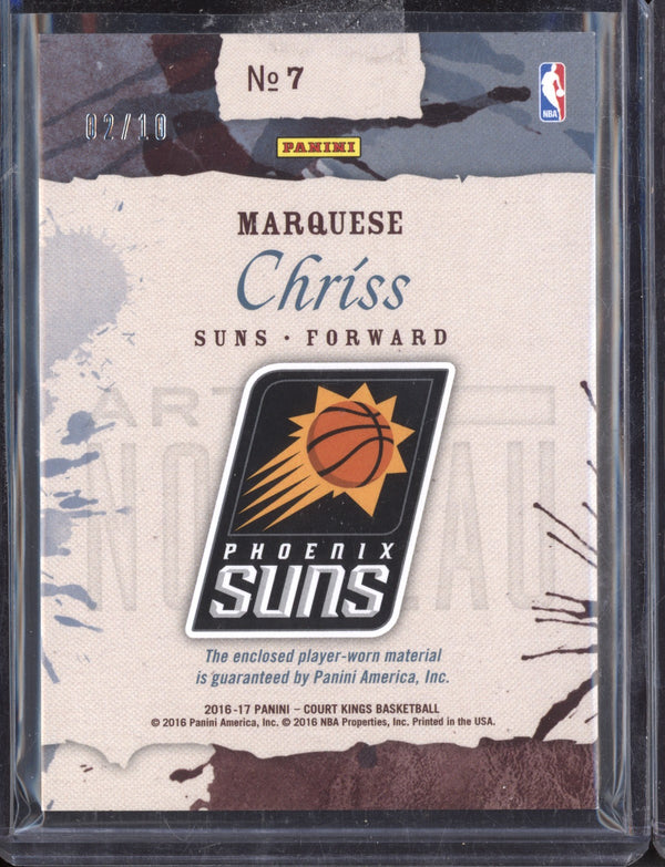 Marquese Chriss 2016-17 Panini Court Kings Art Nouveau RC 02/10