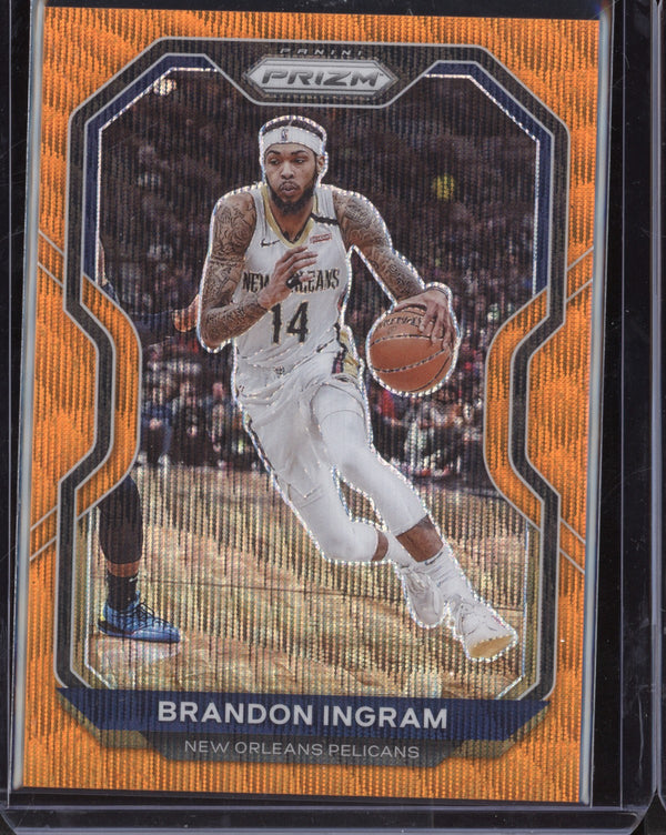 Brandon Ingram 2020/21 Panini Prizm Orange Wave 44/60