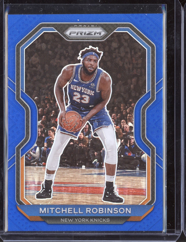 Mitchell Robinson 2020 Panini Prizm Basketball Blue Prizm 91/199