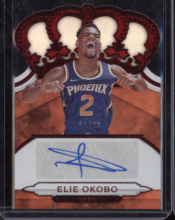 Elie Okobo 2018/19 Panini Crown Royale Crown Autographs Rookie RC 41/99