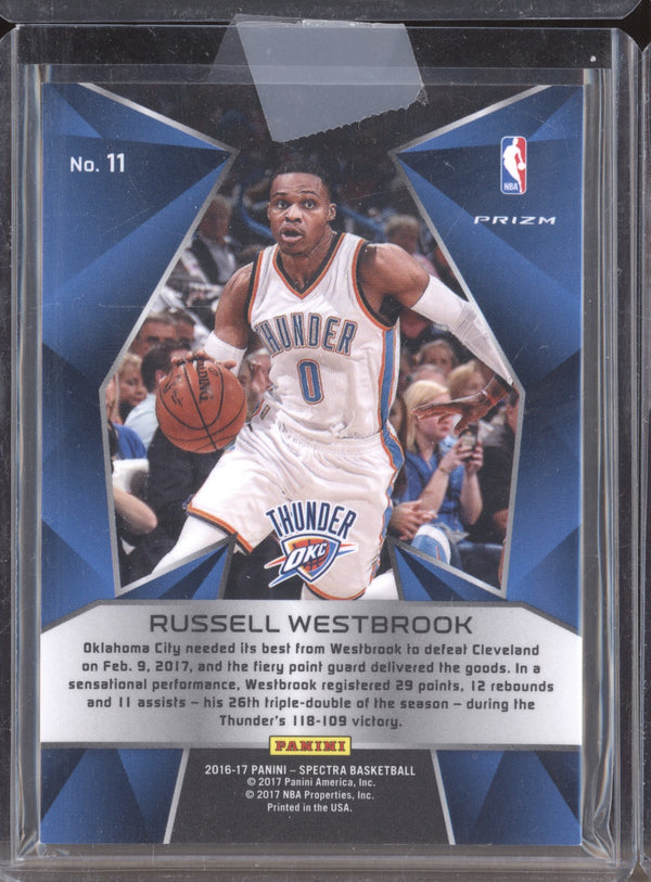 Russell Westbrook 2016-17 Panini Spectra 11