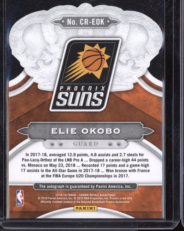 Elie Okobo 2018/19 Panini Crown Royale Crown Autographs Rookie RC 41/99