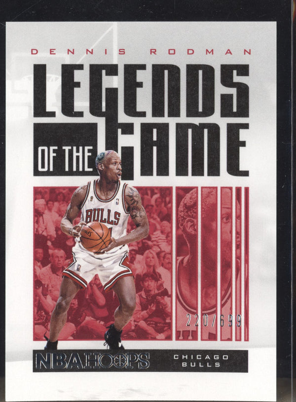 Dennis Rodman 2020-21 Panini Hoops 14 Legends of the Game 220/699