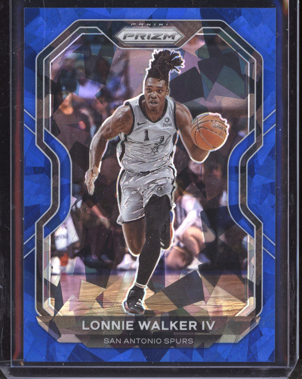 Lonnie Walker IV 2020/21 Panini Prizm Blue Ice 116/125